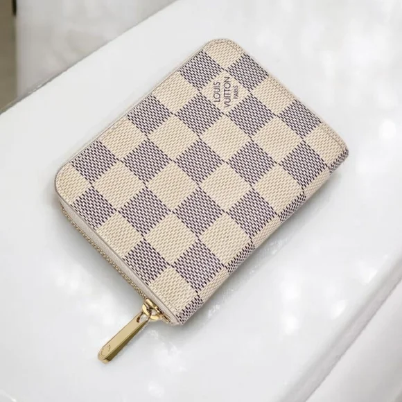 ✨️Authentic Louis Vuitton Zippy Small Damier Azur - Picture 1 of 13